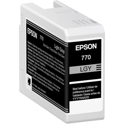 Epson UltraChrome PRO 770 Original Inkjet Ink Cartridge - Light Gray Pack Epson UltraChrome PRO 770 Original Inkjet Ink Cartridge - Light Gray Pack